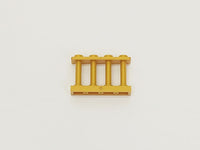 LEGO レゴ パーツ フェンス 1 x 4 x 2 - 4スタッド 15332 パールゴールド