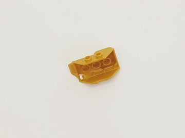 LEGO レゴ パーツ カーブスロープ - 4 x 2 - サイドスタッド フィン付 79897 パールゴールド