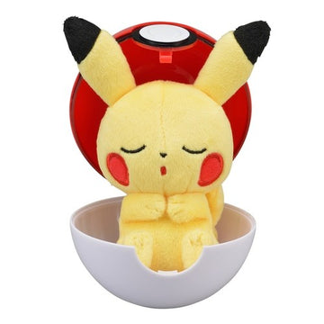 中古 ポケモン ぬいぐるみ ポケモンセンターオリジナル プチぬいぐるみINモンスターボールケース Vol.2 ピカチュウ [ケースなし]