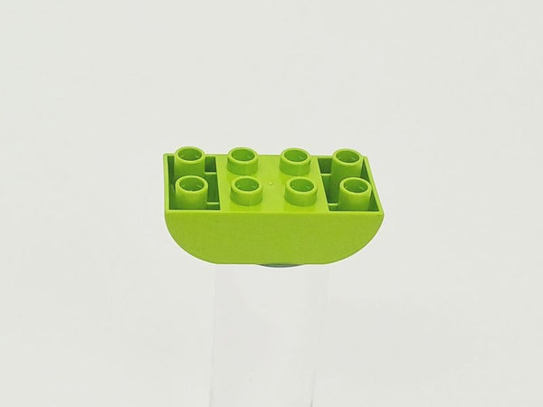 LEGO レゴ デュプロ  2x3逆カーブブリック ライム