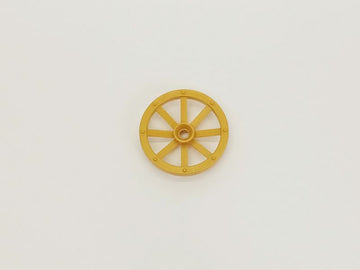 LEGO レゴ パーツ 荷車 ホイール - 33mm パールゴールド