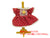 シルバニアファミリー 服・小物 子供 赤い水玉のワンピース 単品