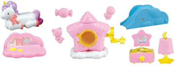 ドールハウス サンリオ キキ＆ララ 雲せいぞうきともこもこ家具セット