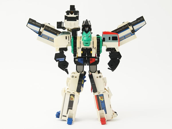 勇者特急マイトガイン 猛獣4体合体 バトルボンバーセット (トライボンバー+ホーンボンバー) [箱・説なし/欠品あり]