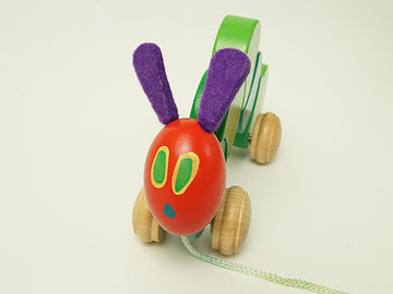 積み木・木製おもちゃ 他キャラクター はらぺこあおむし 木製くねくねプルトイ