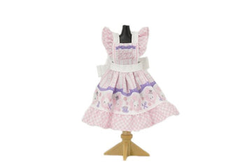 リカちゃん 服・小物 チェック柄のエプロン