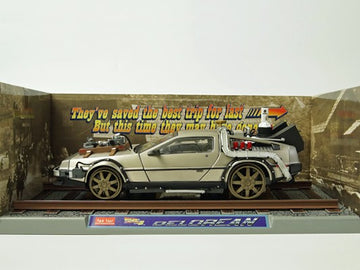 サンスター 1/18 2714 デロリアン バックトゥーザフューチャー パート3 Railroad Version