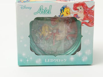 雑貨 市販品 ディズニー アリエル LEDクロック