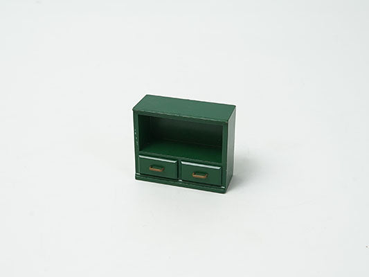 シルバニアファミリー 家具 緑の家具 本棚 単品