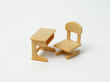 シルバニアファミリー 服・小物 学校の机・イスのセット