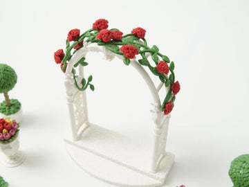 シルバニアファミリー ローズアーチ・フラワーポット TF-02