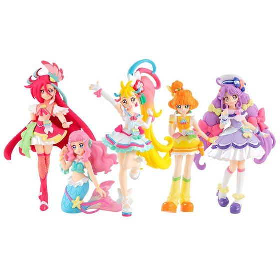 フィギュア トロピカル～ジュ！プリキュア キューティーフィギュア PREMIUM SET 【プレミアムバンダイ限定】 [未開封]