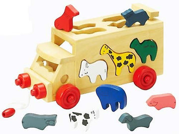 積み木・木製おもちゃ 他キャラクター サファリバス