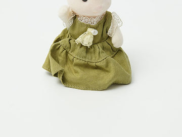 シルバニアファミリー 服・小物 カーキ色のワンピース 単品