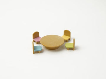 シルバニアファミリー 丸テーブル 子供イスセット