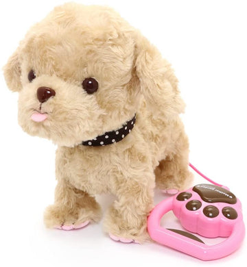 電子おもちゃ 電子ペット いっしょにおさんぽ もこもこプードルくん