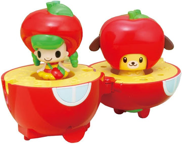 ドールハウス その他 こえだちゃんのつながるおさんぽカー りんご